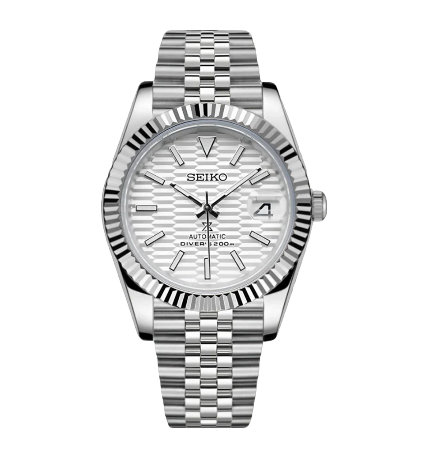 Seiko Glacier – White Frost Dial