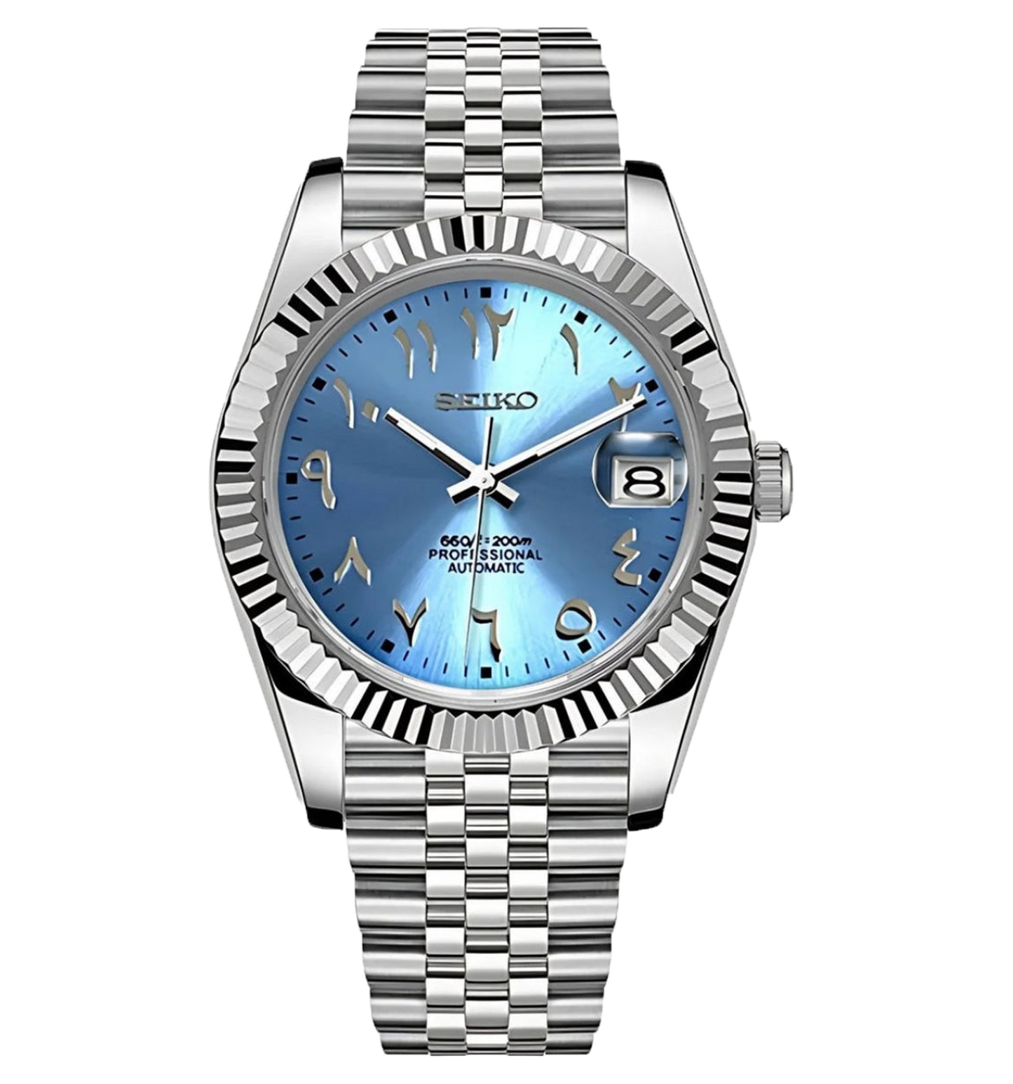 Seiko Azure Whisper – Light Blue Arabic Dial