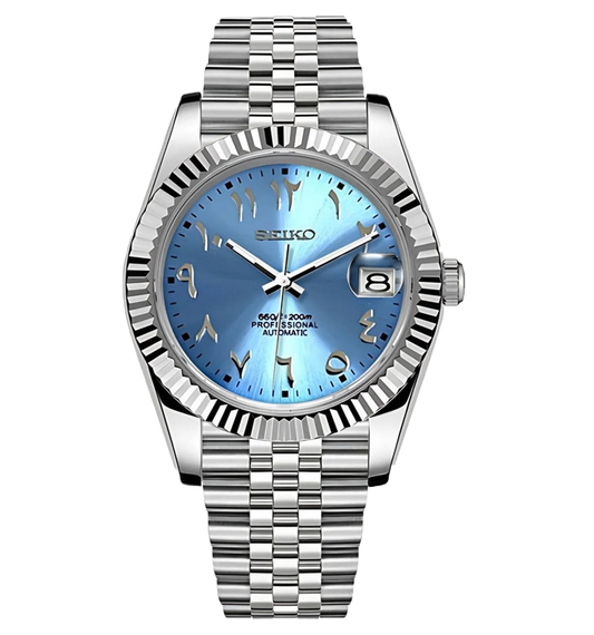 Seiko Azure Whisper – Light Blue Arabic Dial