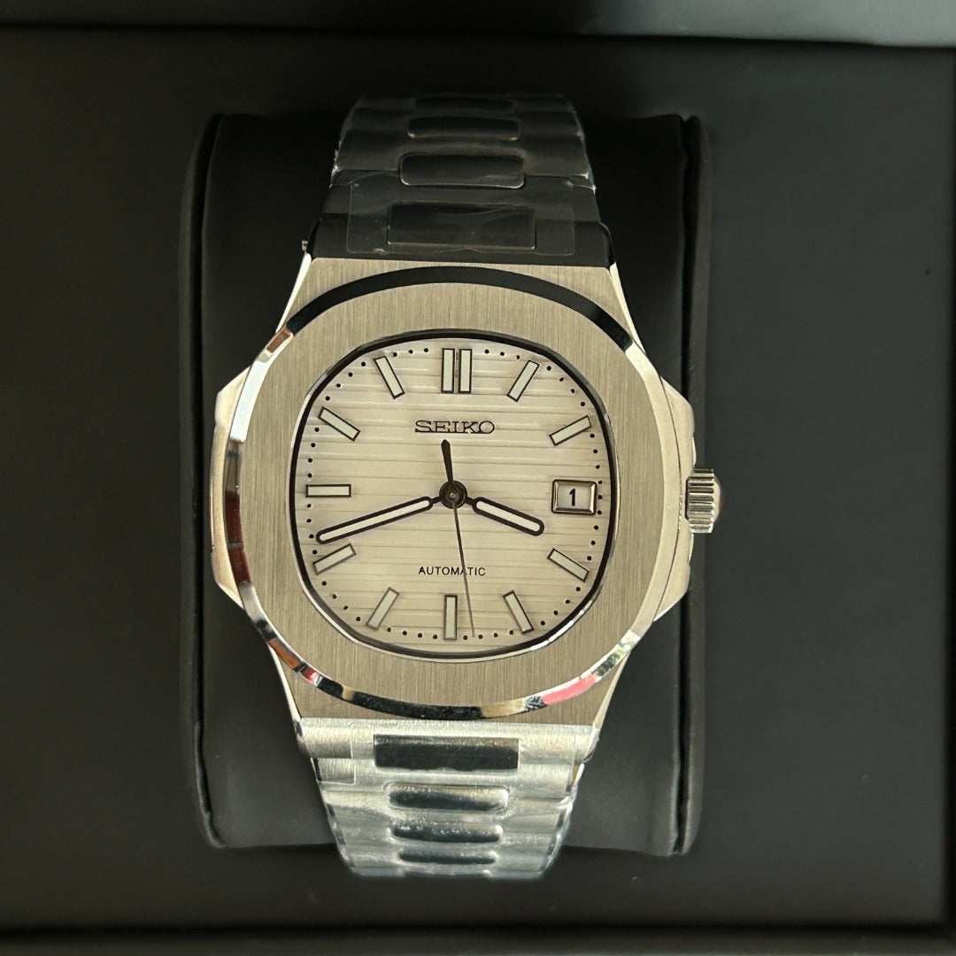 Seiko Glacier Steel – White Dial