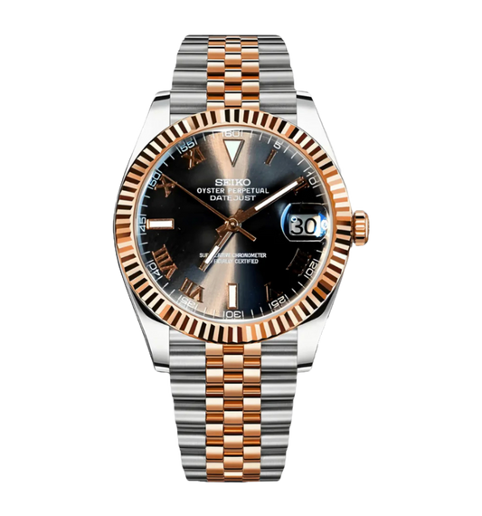 Seiko Verona – Silver & Rose Gold | Roman Dial