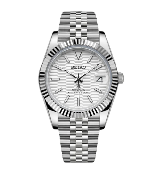 Seiko Glacier – White Frost Dial