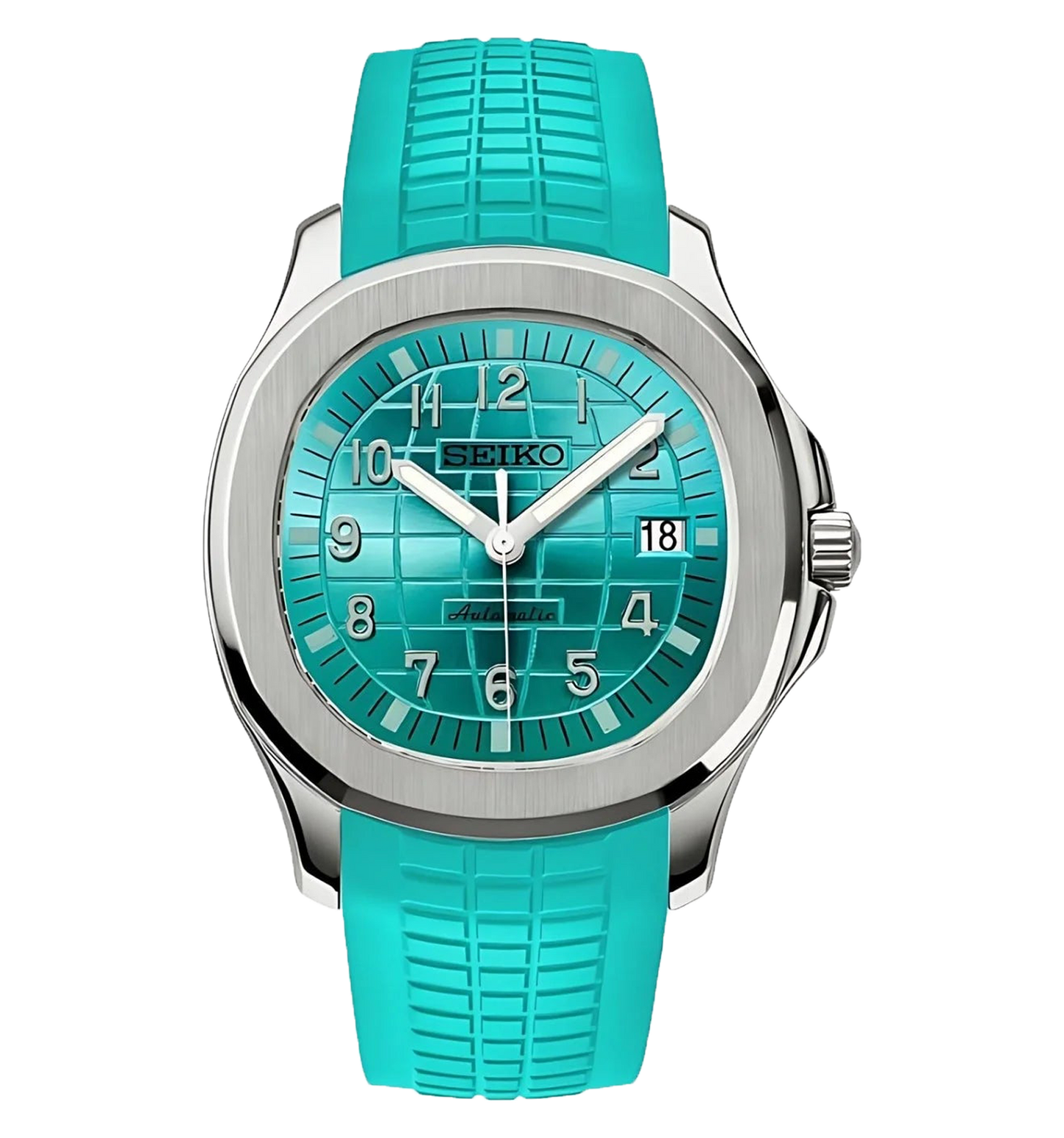 Seiko Azure Surge Turquoise Dial